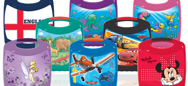 Eight lunchbox designs to choose from