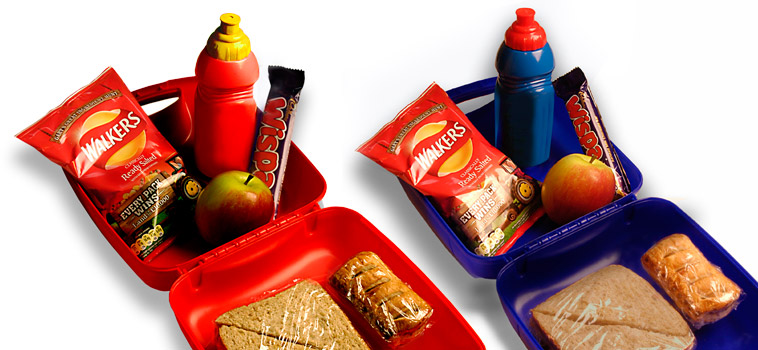 Tough lunch box protects the food